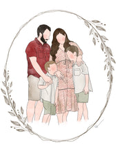 Load image into Gallery viewer, Watercolour Minimalistic Portrait