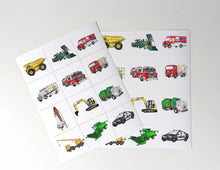 Load image into Gallery viewer, Vehicles Activity Matching Game