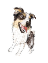 Load image into Gallery viewer, Watercolour Minimalistic Portrait