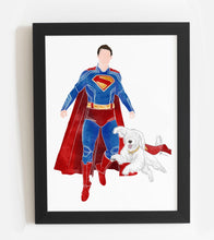 Load image into Gallery viewer, Superman and Krypto
