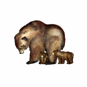 Mama & Baby Brown Bears