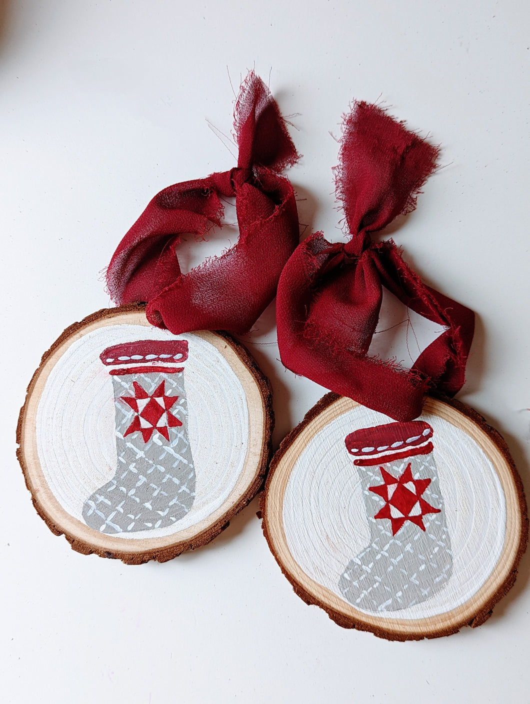 Quilted Stocking Ornament