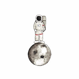 Astronaut & Moon
