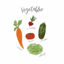 Load image into Gallery viewer, Vegetables English
