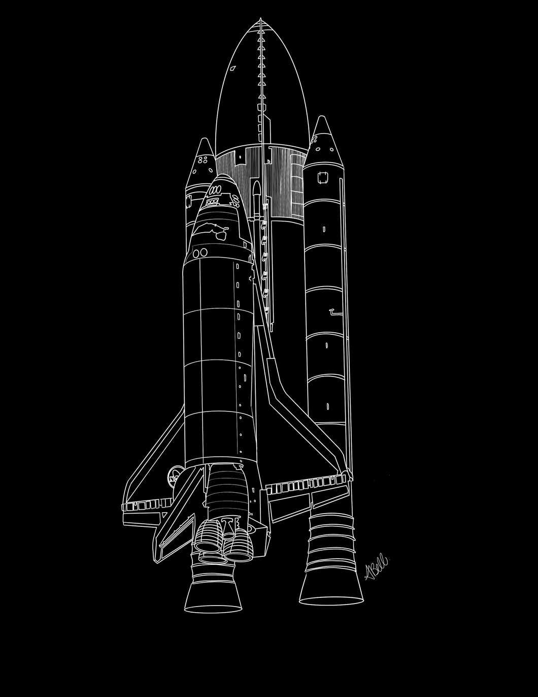 Minimalist Space Shuttle